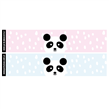 Fajas medianas Panda 8u (rosa/celeste)